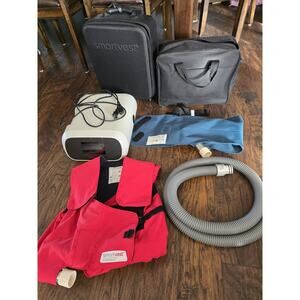 Smartvest Clearway Touchscreen Therapy With Vest,cases. USED LESS THAN ONE HOUR!